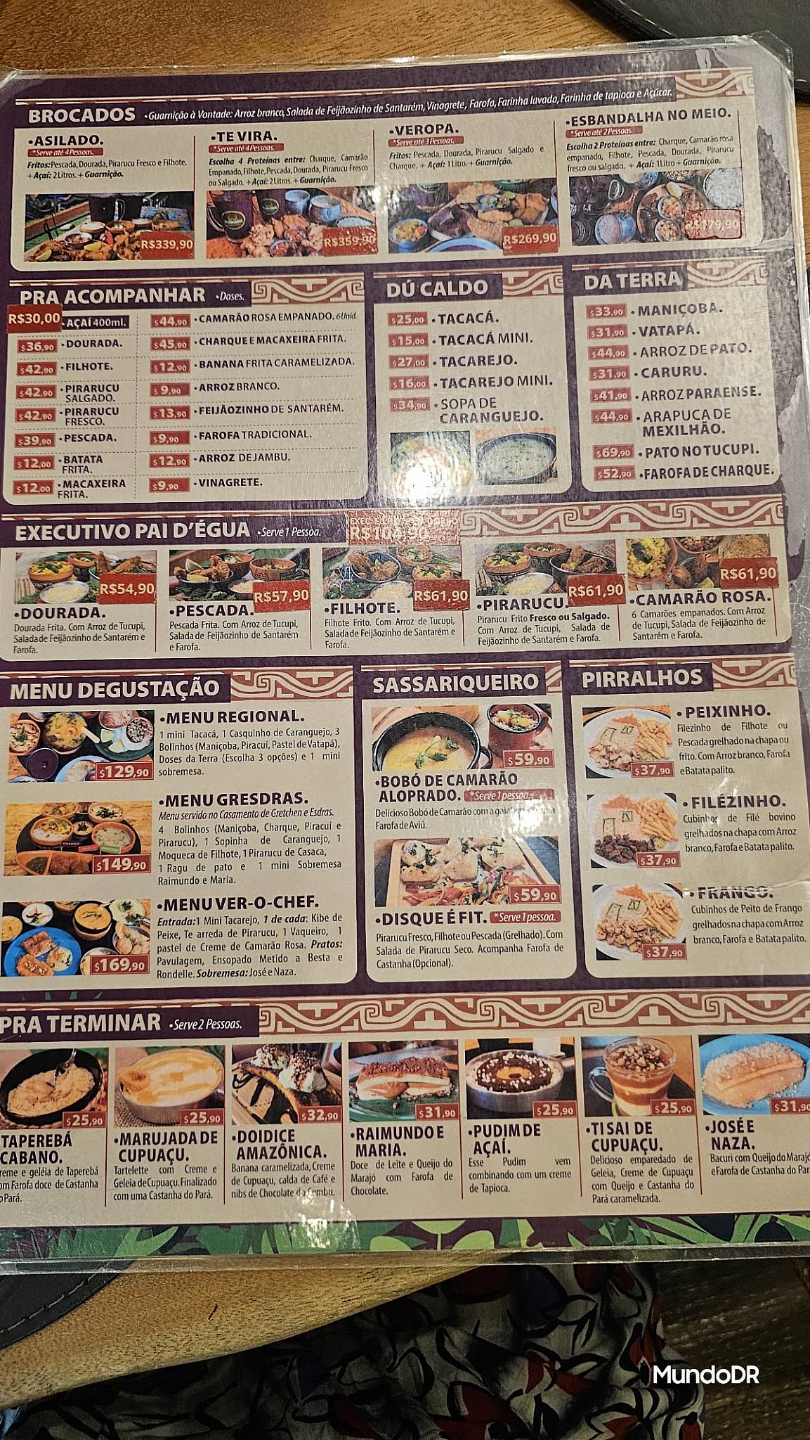 Restaurante Ver O Açaí - Umarizal cardápio