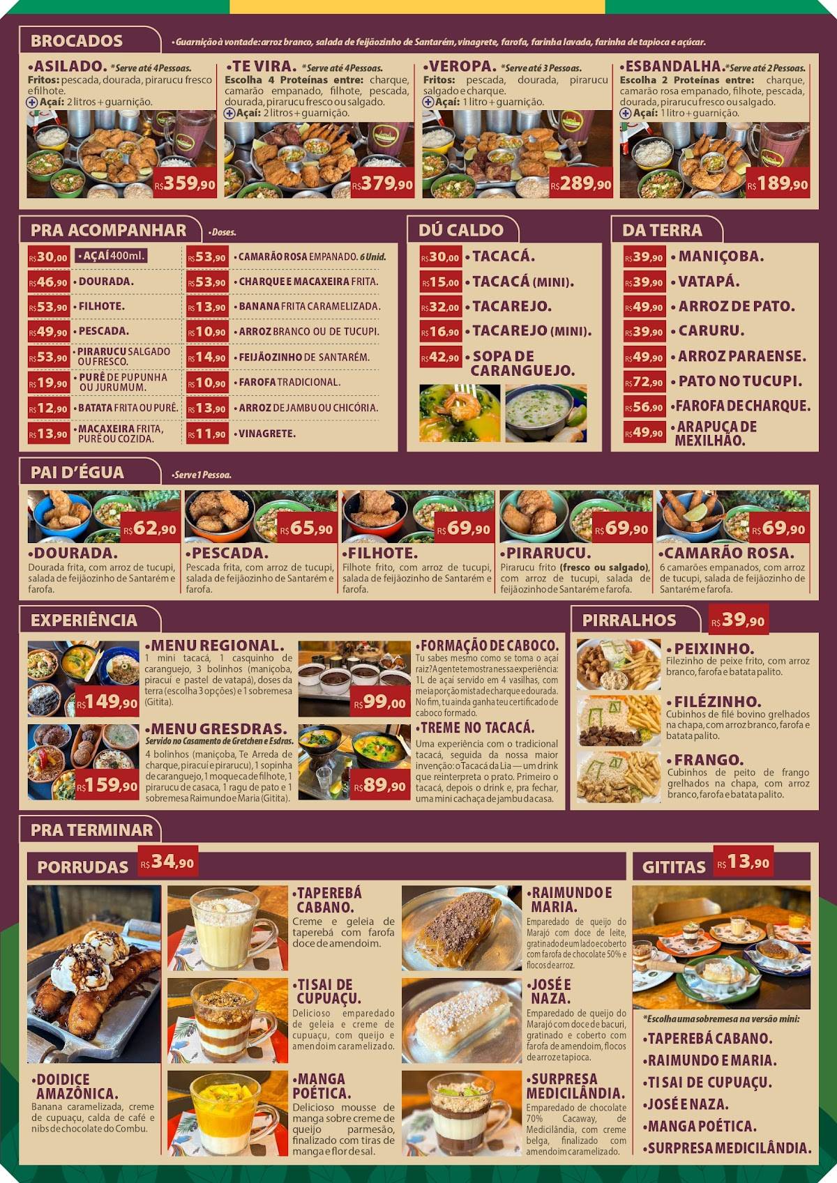 Restaurante Ver O Açaí - Umarizal cardápio