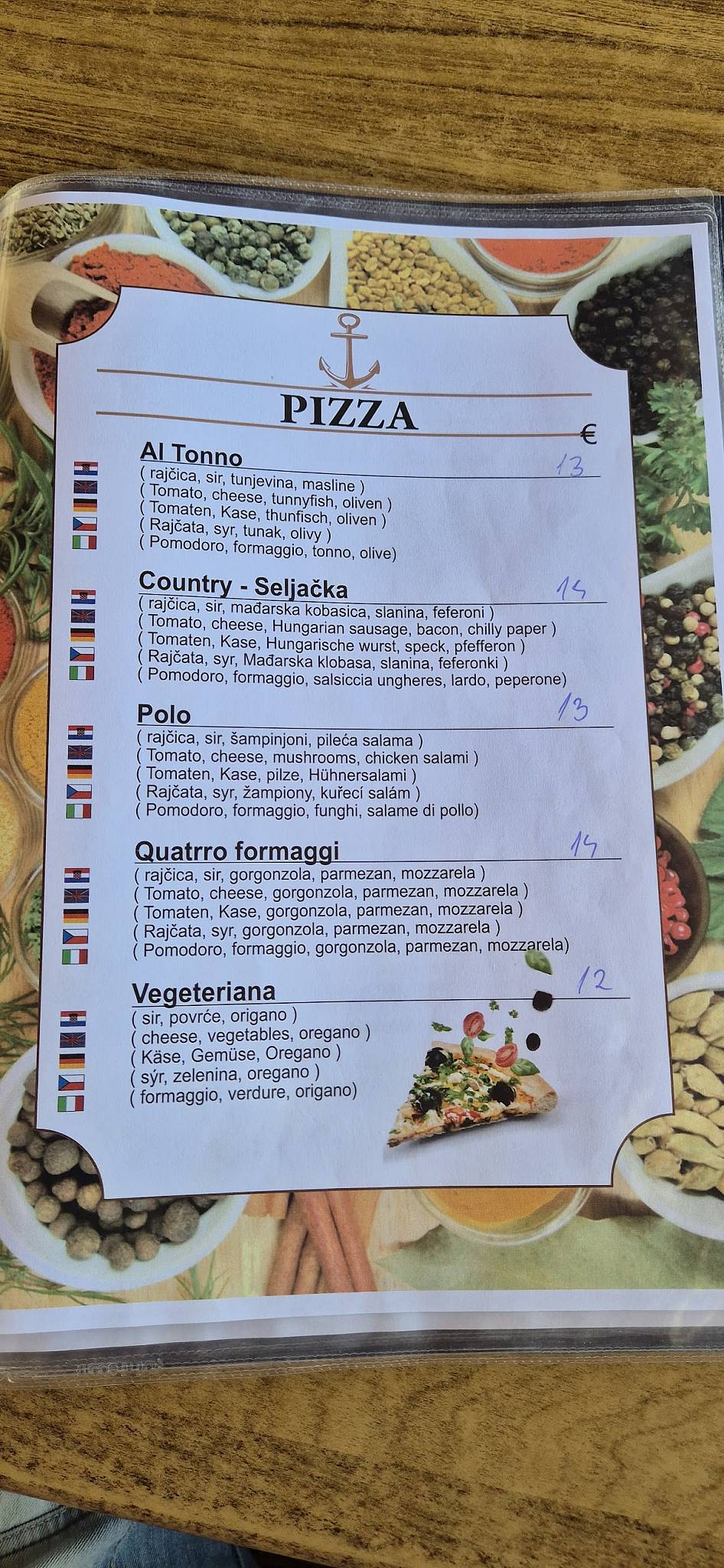 Menu di Restoran Malo More 