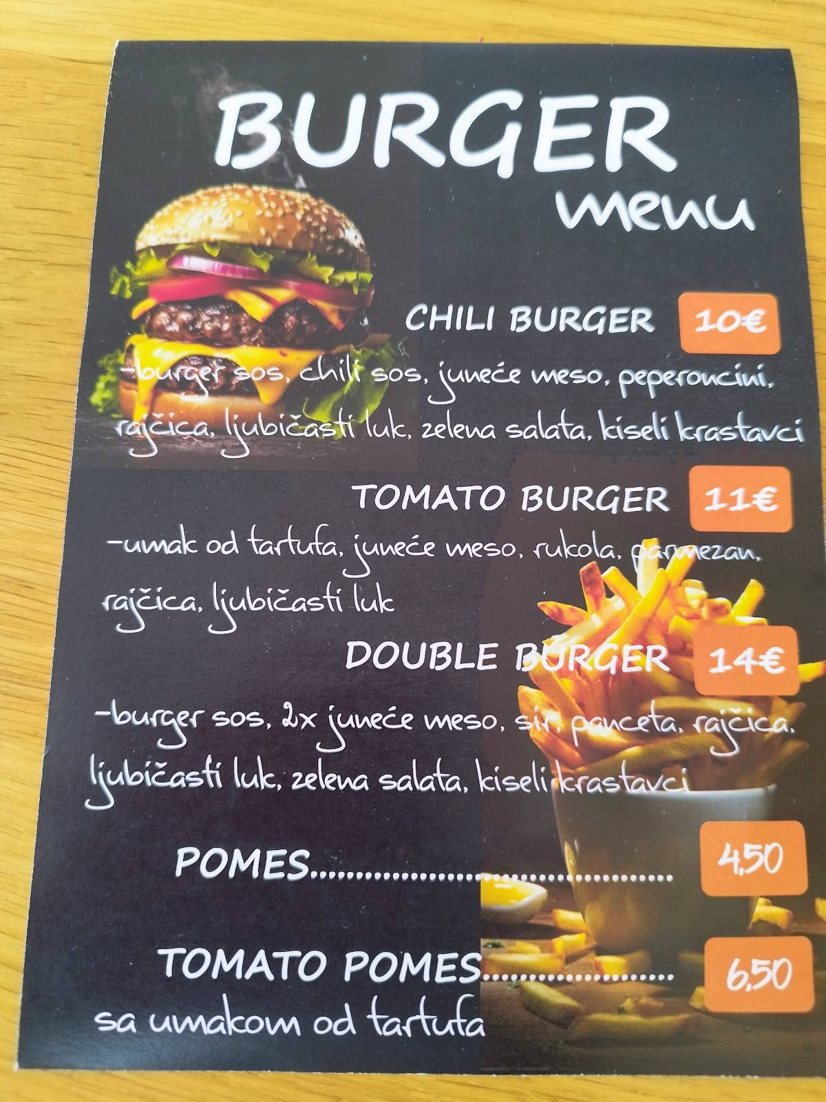 Menu de Restoran Tomato