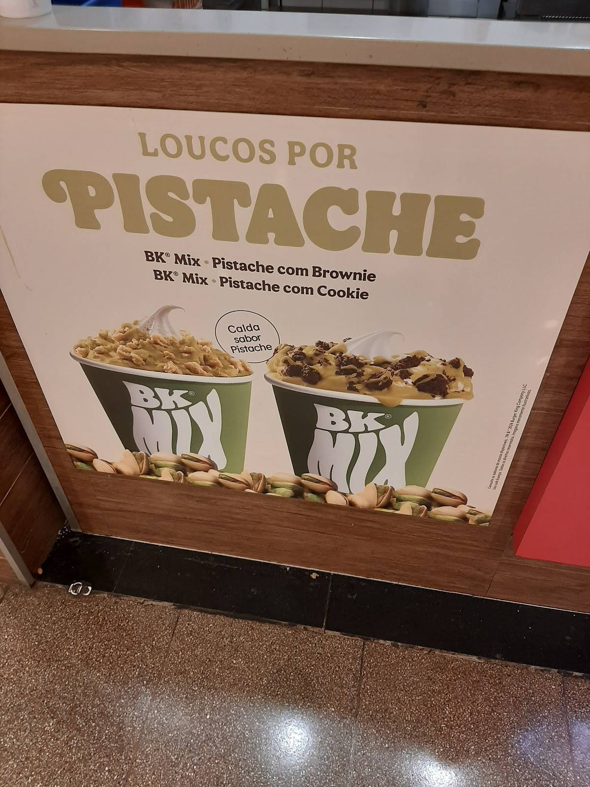 Burger King cardápio