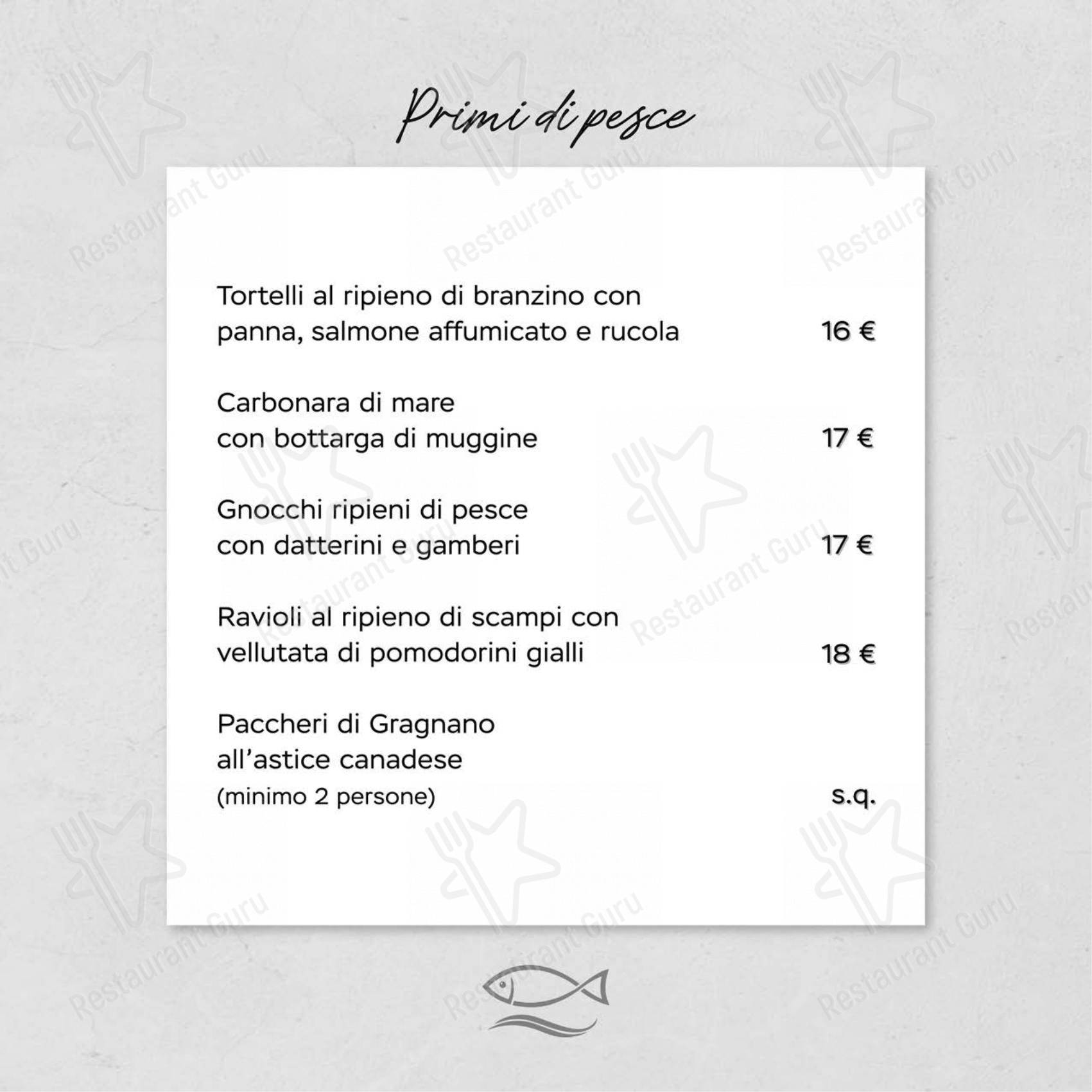 Ristorante Al Moccolo in Rimini - 菜单