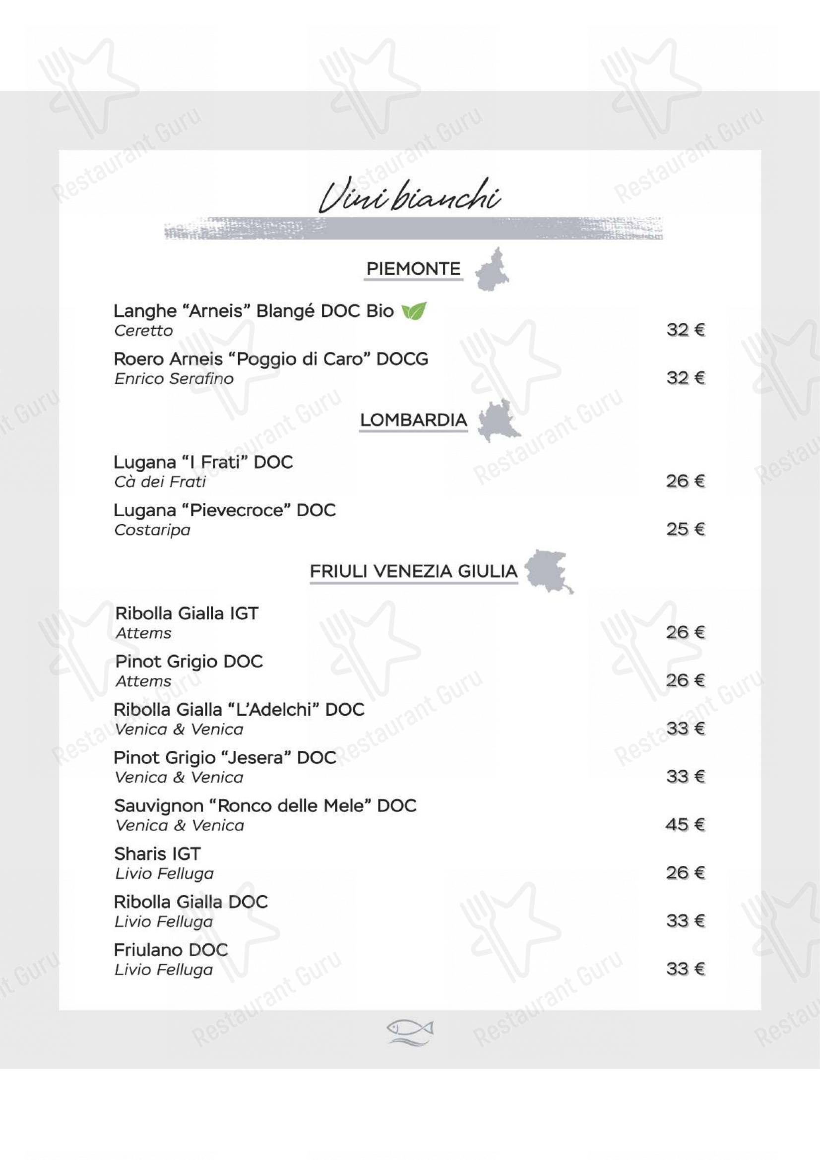 Menu bar per Ristorante Al Moccolo ristorante
