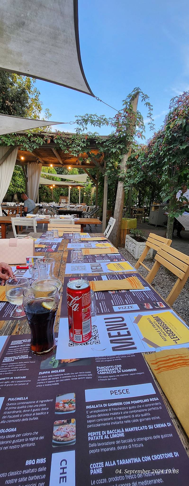 Menu di Ristorante Alle Aie sul Lago 