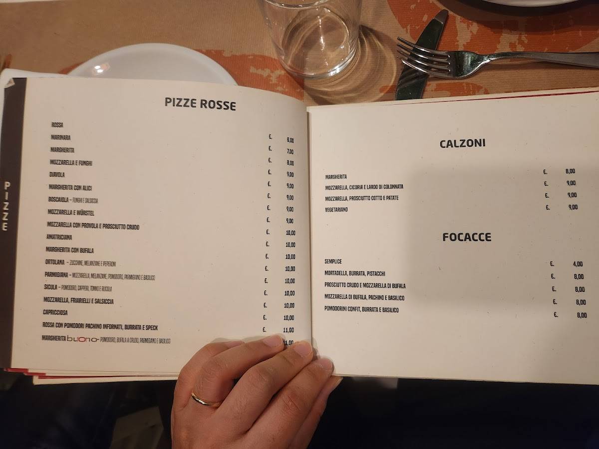 Menu di Ristorante Buono 