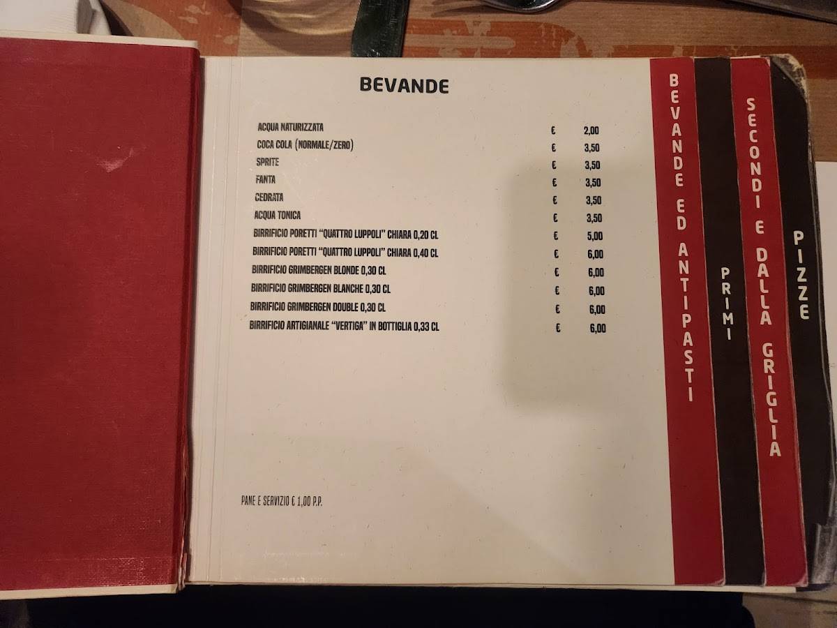 Menu di Ristorante Buono 