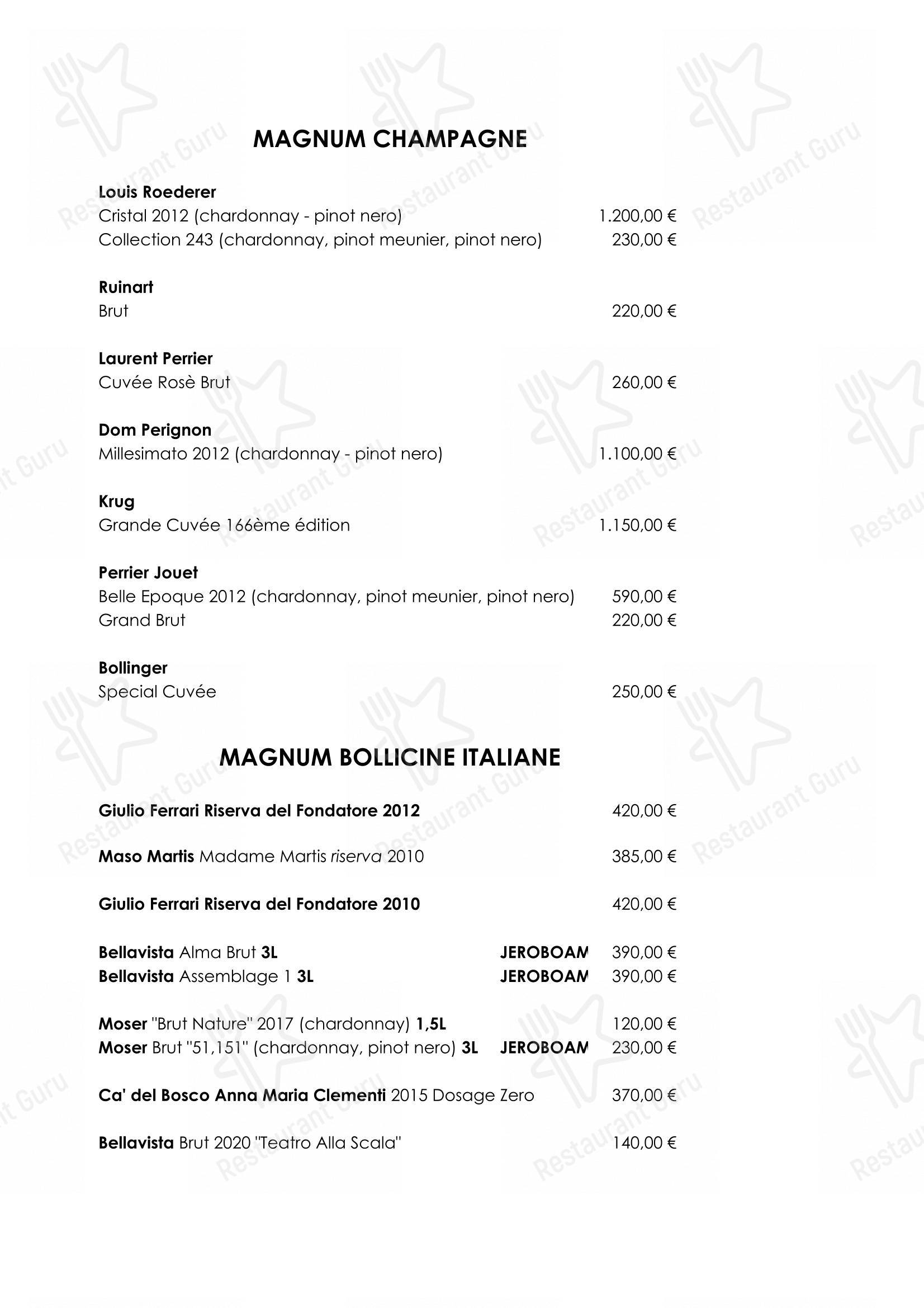 Основное меню per Ristorante Cocchi in Parma