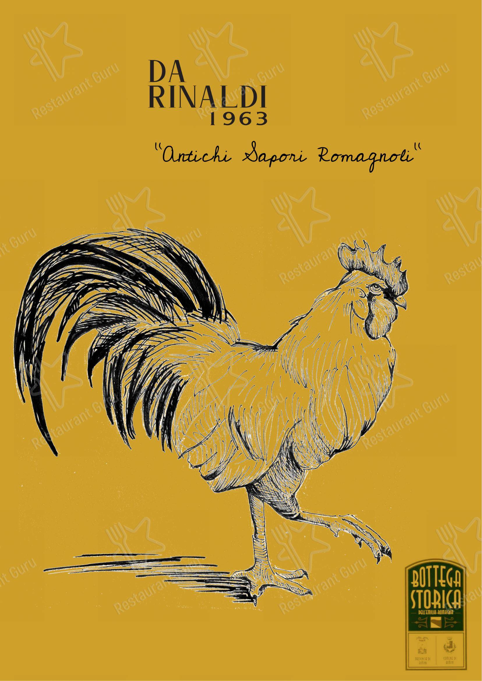 Menu di Ristorante Da Rinaldi - Menu