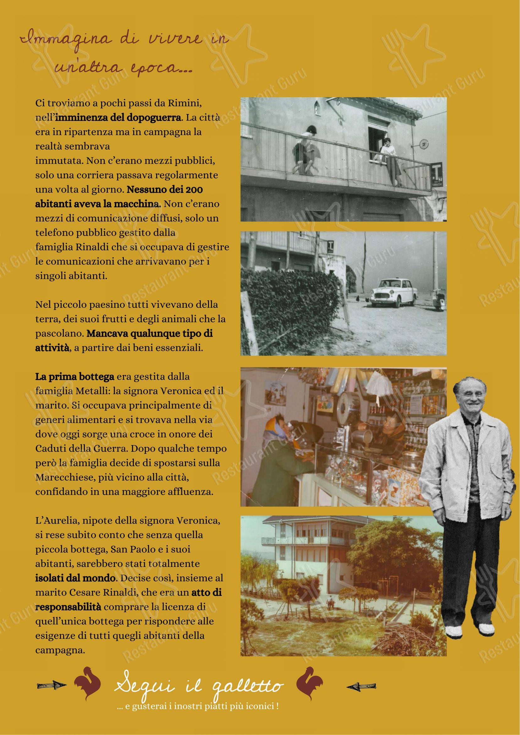 Menu di Ristorante Da Rinaldi - Menu