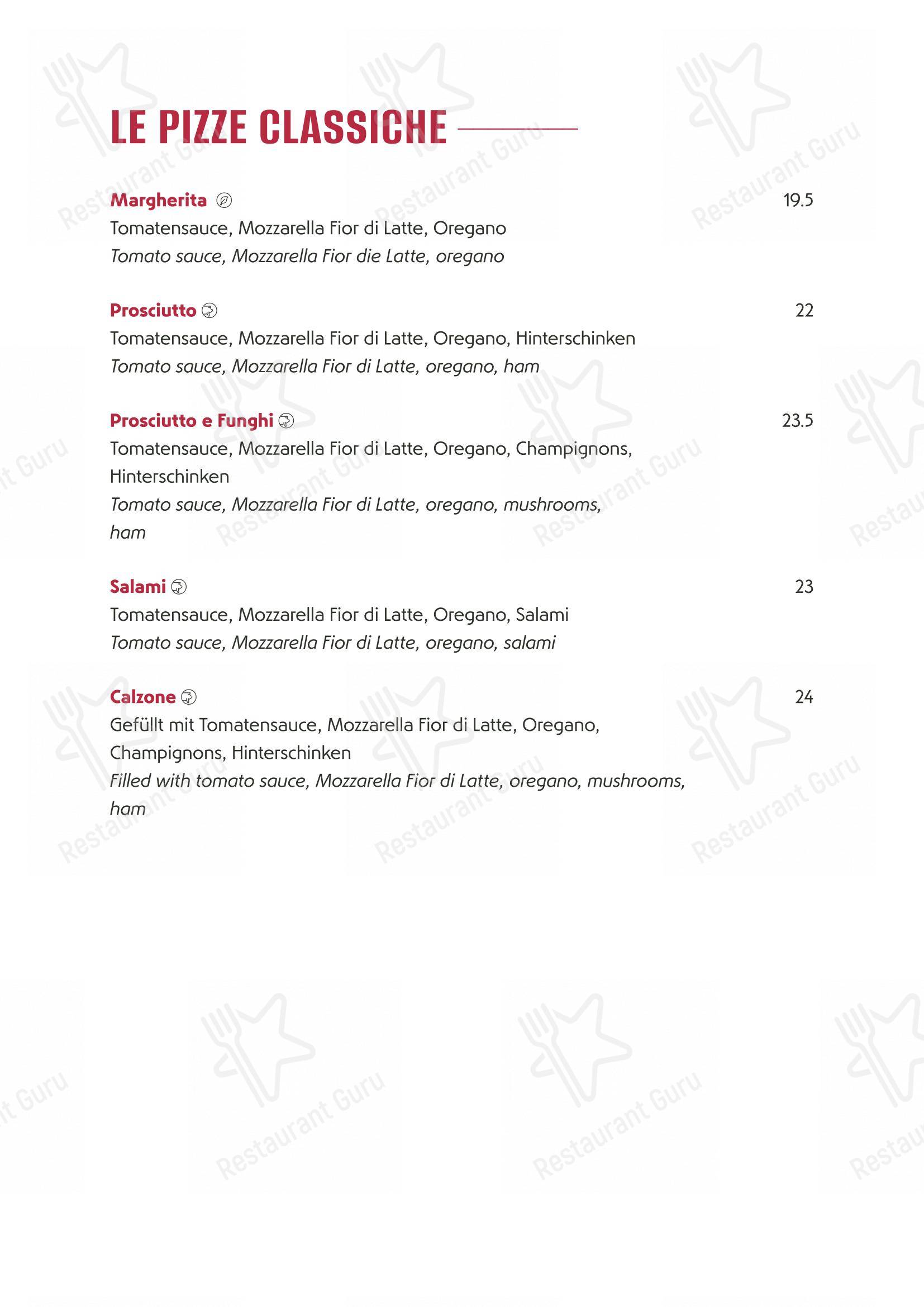 Ristorante Da Roberto in Basilea - Основное меню