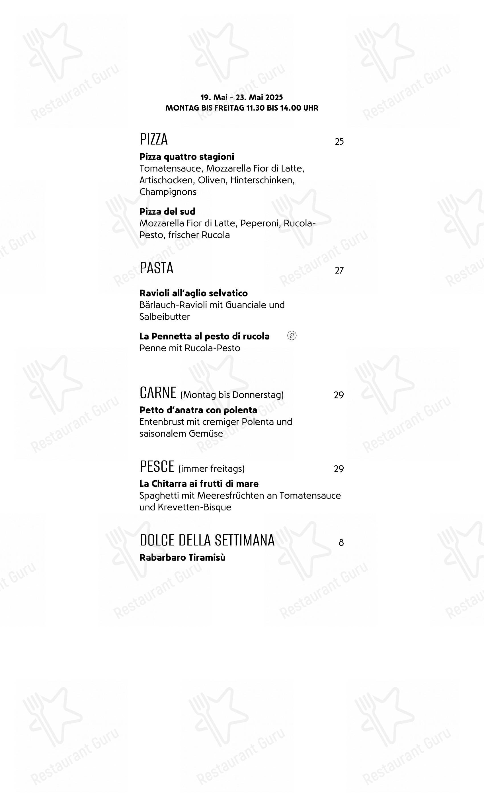 Ristorante Da Roberto in Basilea - Menu bar