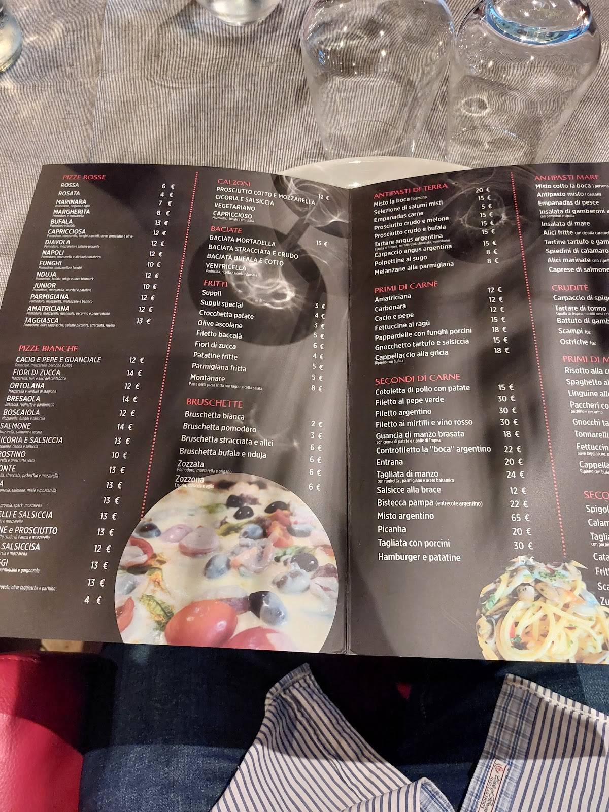 Menu di Ristorante La Boca - Argentin Grill 