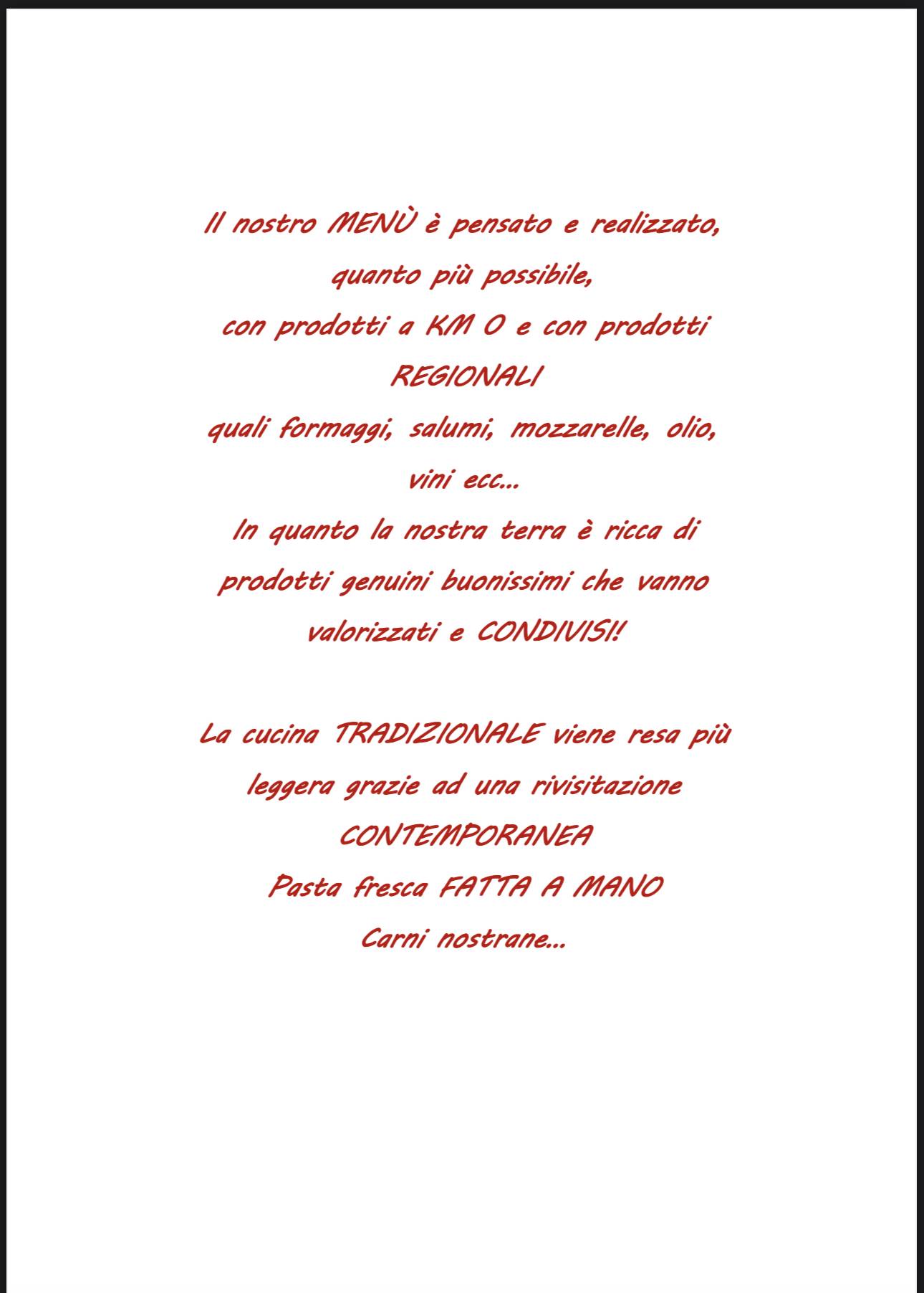 Menu di Ristorante Le Clochard 
