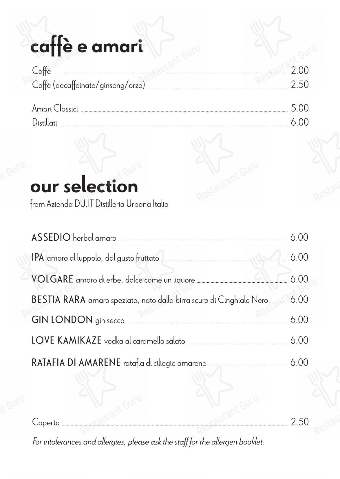 Ristorante Matura in Monza - Menu