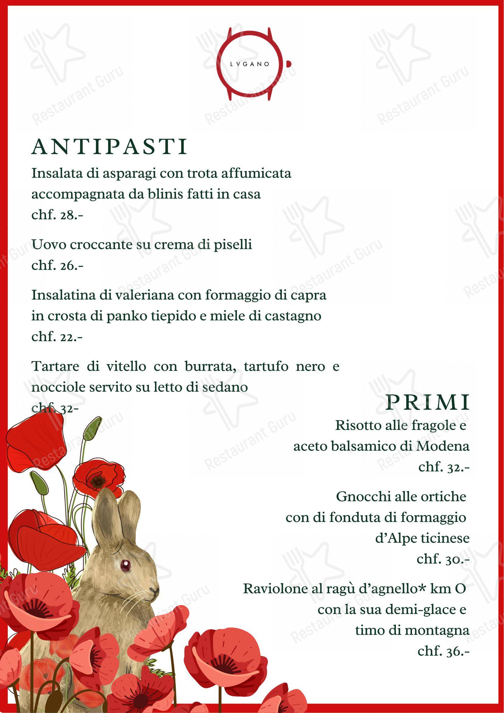 菜单 per Ristorante Orologio pub & bar