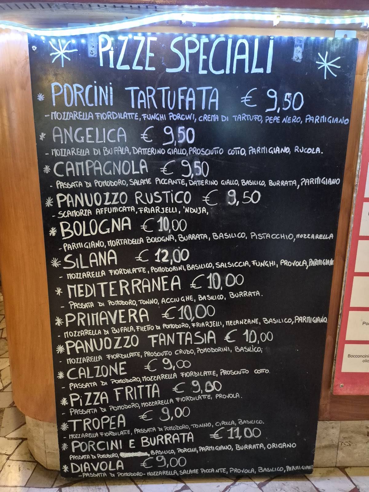 Menu di Pizza Man 