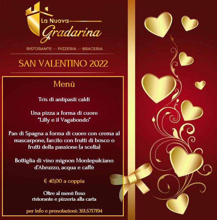 Menu di Ristorante Pizzeria Braceria La Nuova Gradarina 