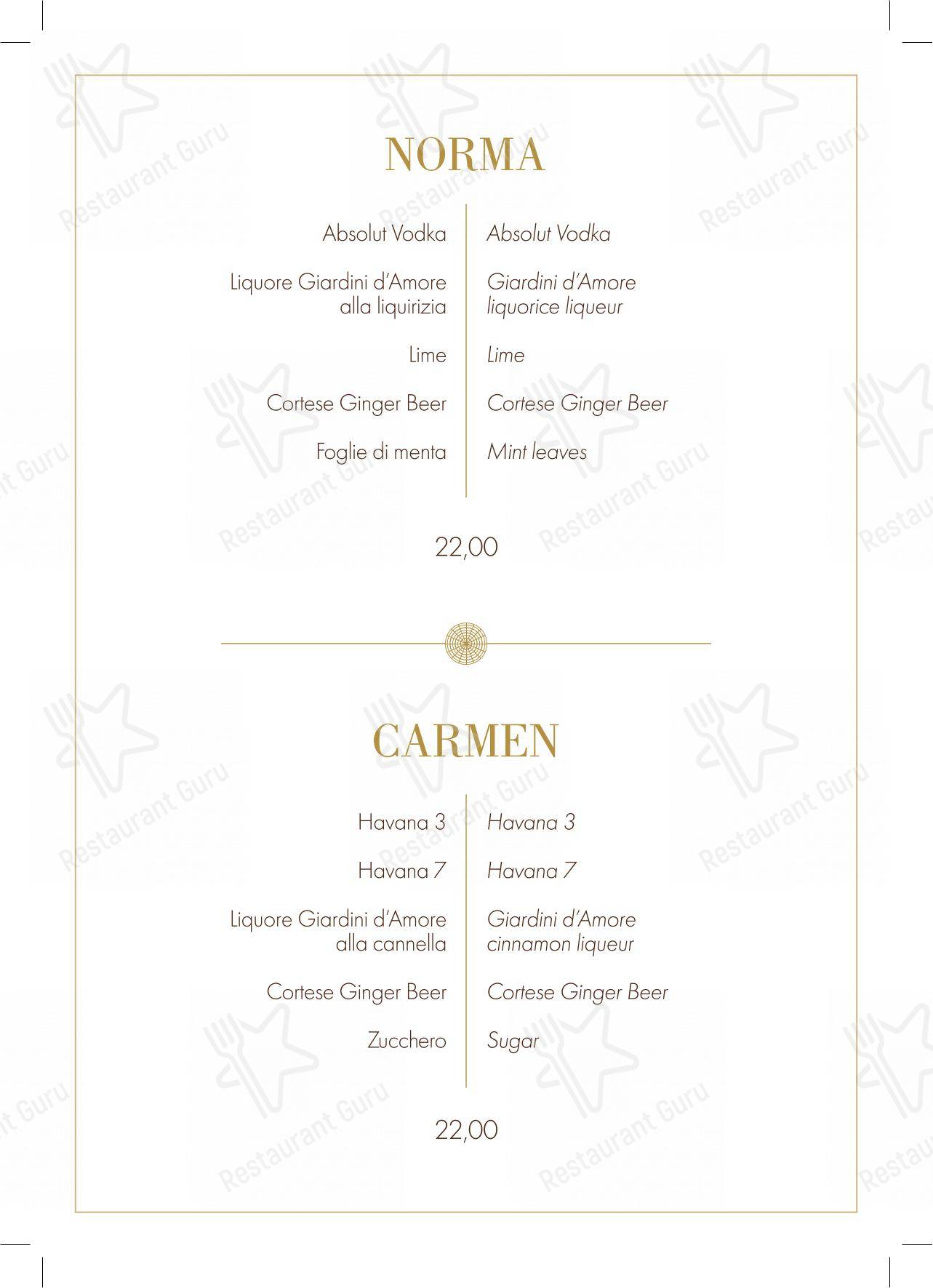 Menu di Savini 1867 - Крафт меню