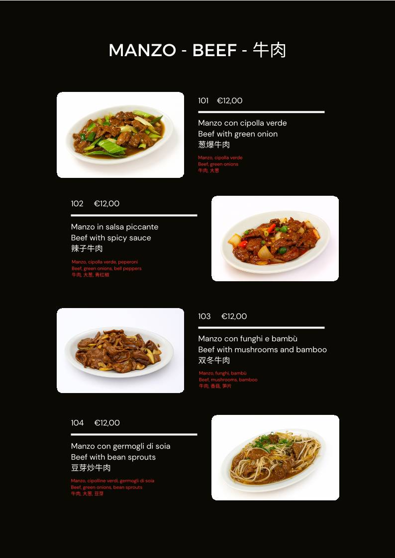 Menu di Ristorante Sushi Venezia Asia - 亞洲飯店 