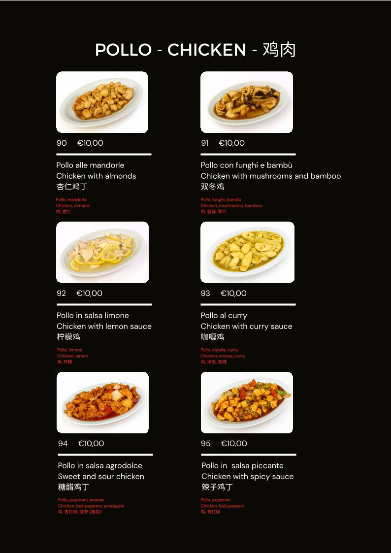 Menu di Ristorante Sushi Venezia Asia - 亞洲飯店 