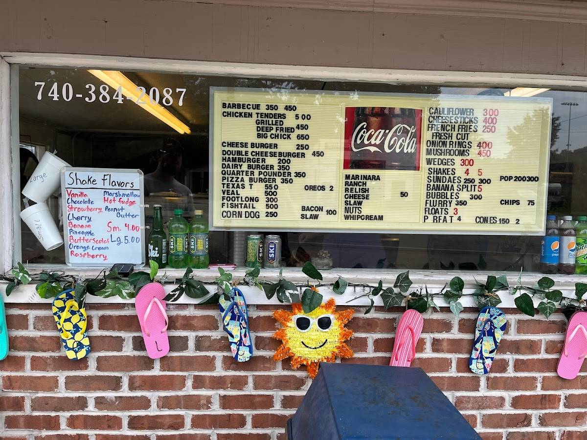Menu at Rocket Dairy Corner restaurant, Wellston, 802 Pennsylvania Ave