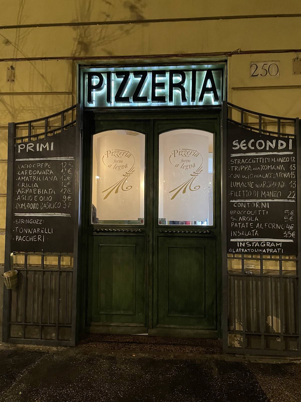 Menu di La Pratolina 