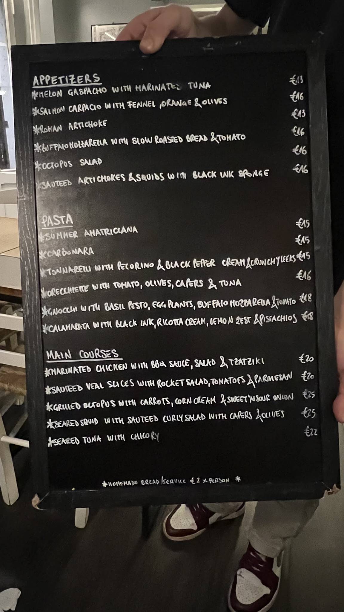 Menu de Ristorante Broccoletti