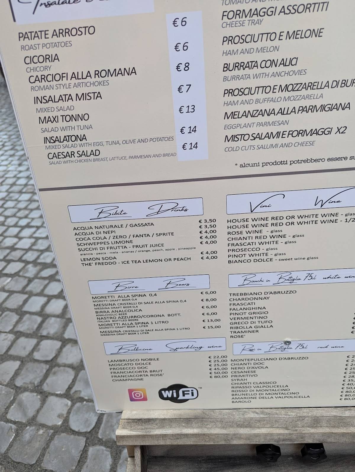 Menu di Ristorante Pizzeria Marcantonio 