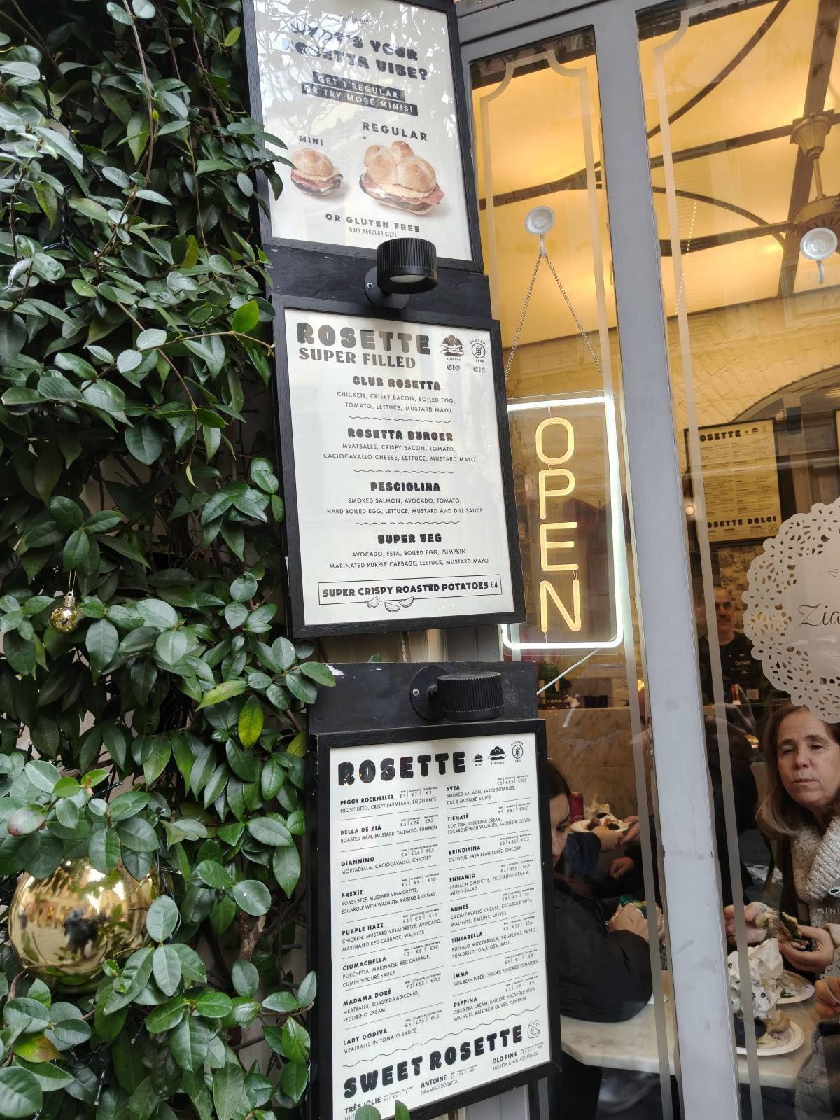 Menu di Zia Rosetta 