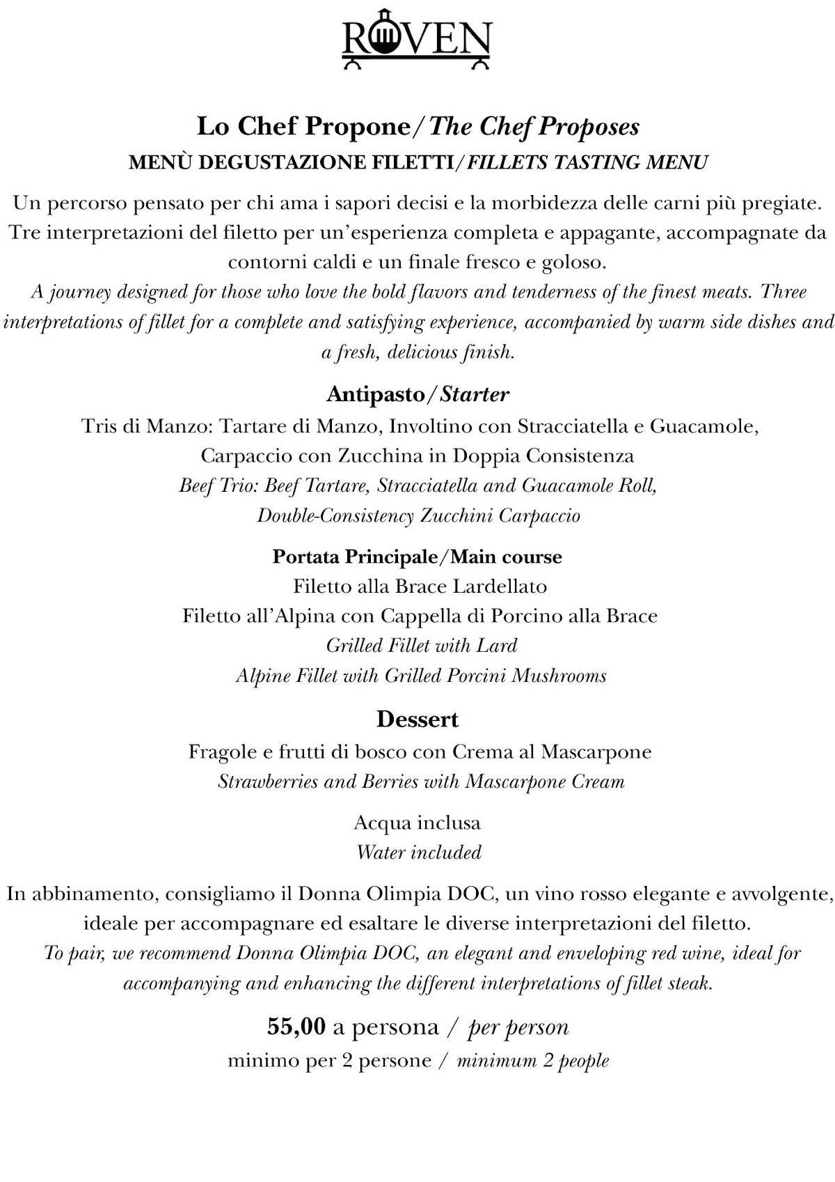Menu di Roven 