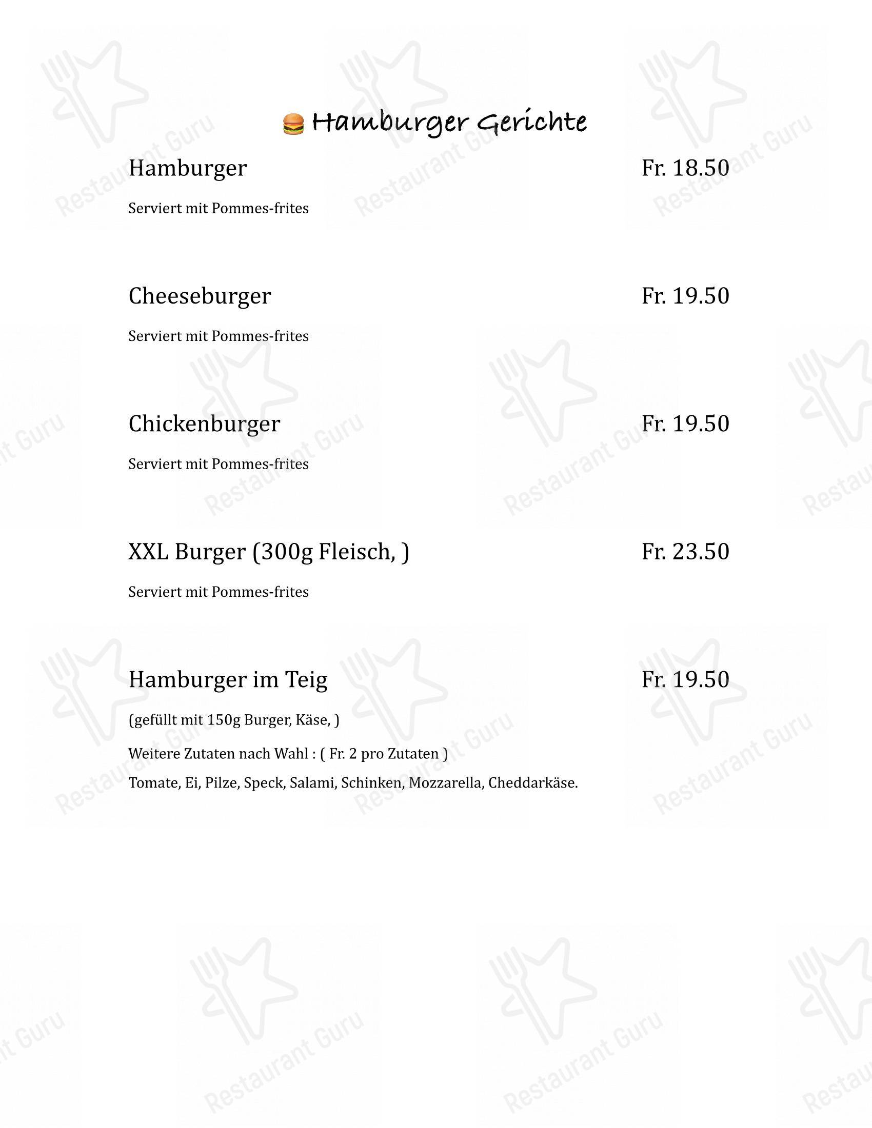 Menu per Rustica Restaurant und Pizzeria pizzeria