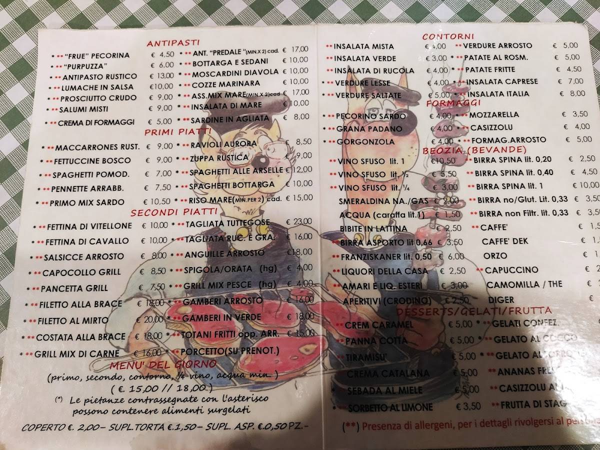 Menu di Rustico 