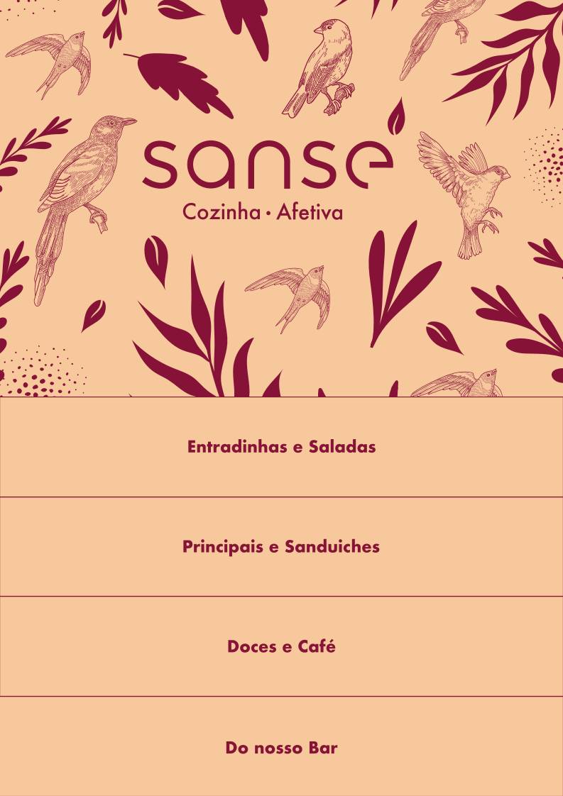 Sanse - Cozinha Afetiva cardápio