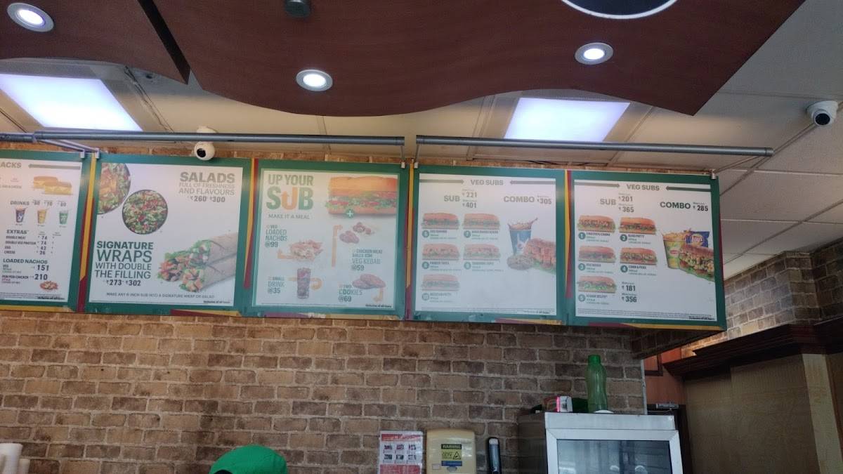 Subway Gokul Vihar menu