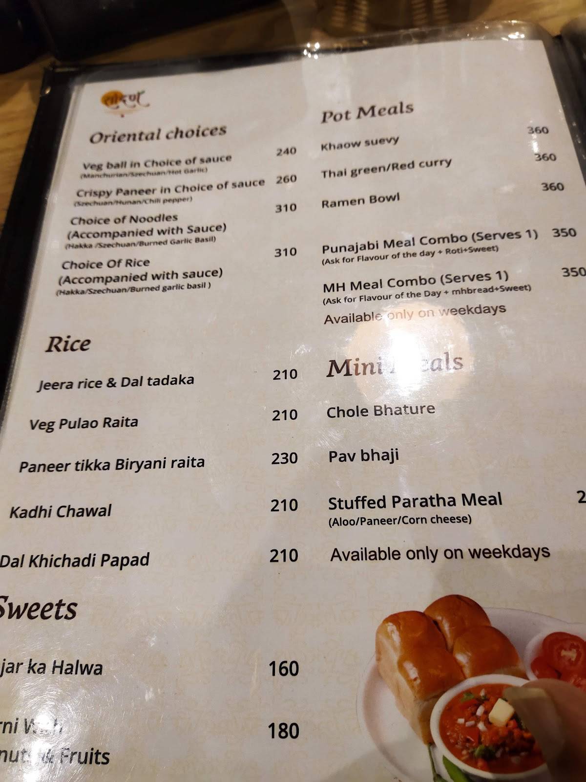 Saandan Multi Cuisine Restaurant menu
