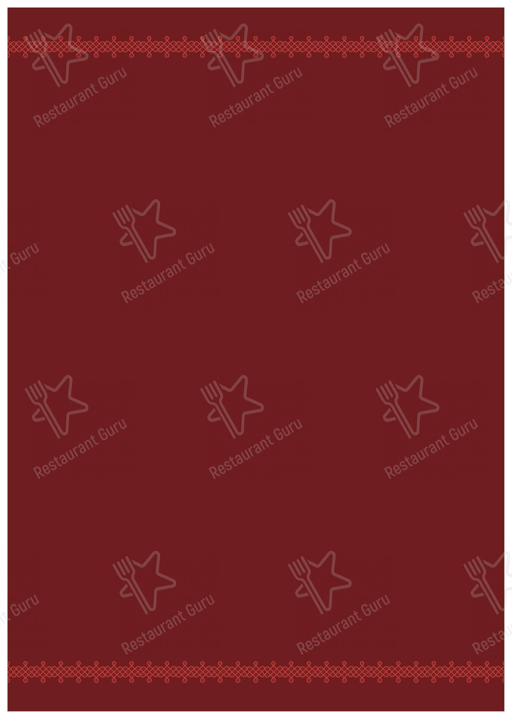 Saandan Multi Cuisine Restaurant - Menu bar