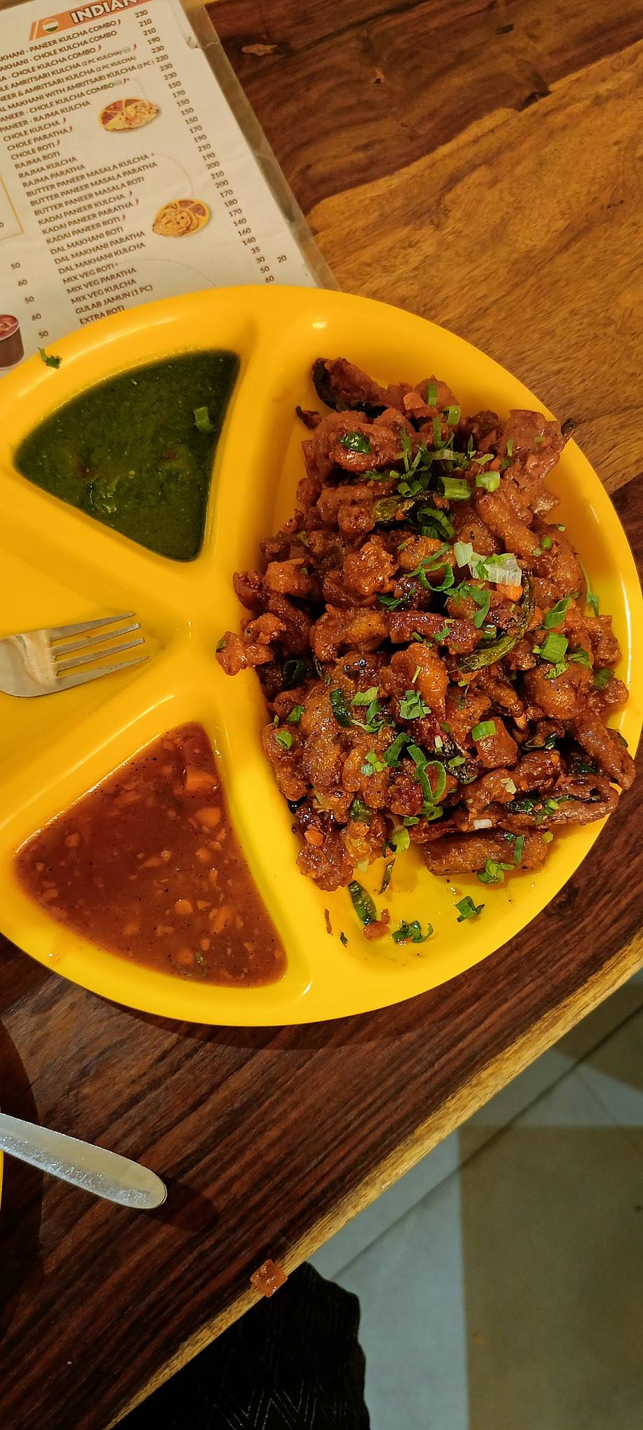 Sagar Gaire Wright Town menu