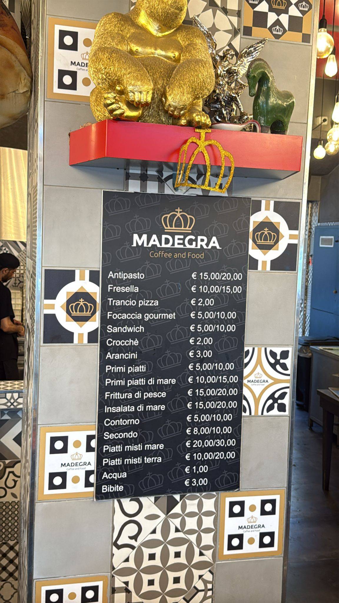 Menu di Madegra Salerno 