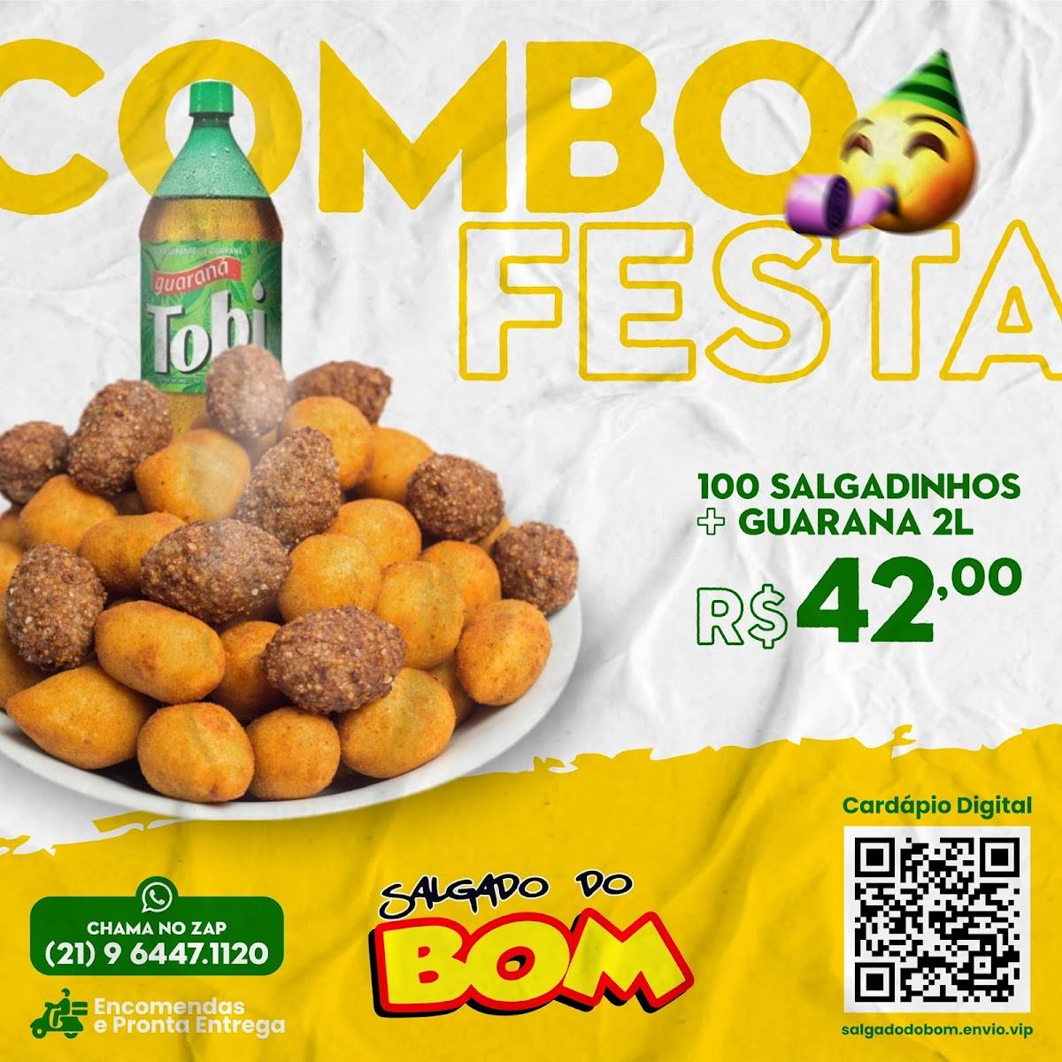 Salgado Do Bom cardápio