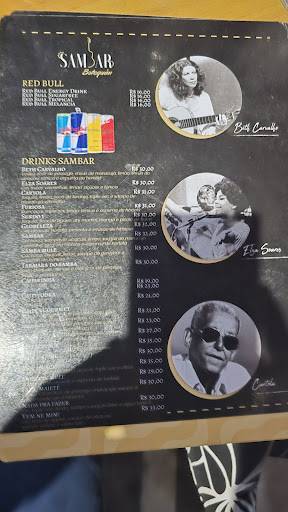 SamBar Botequim cardápio