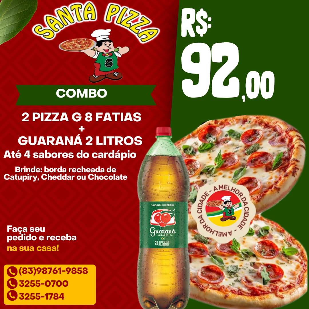 Santa Pizza Delivery cardápio