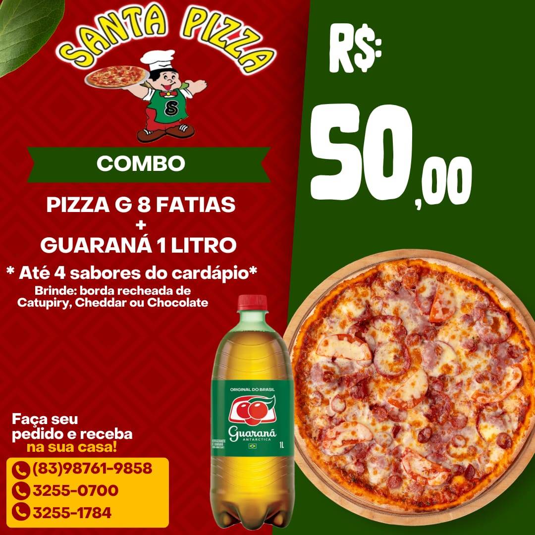 Santa Pizza Delivery cardápio