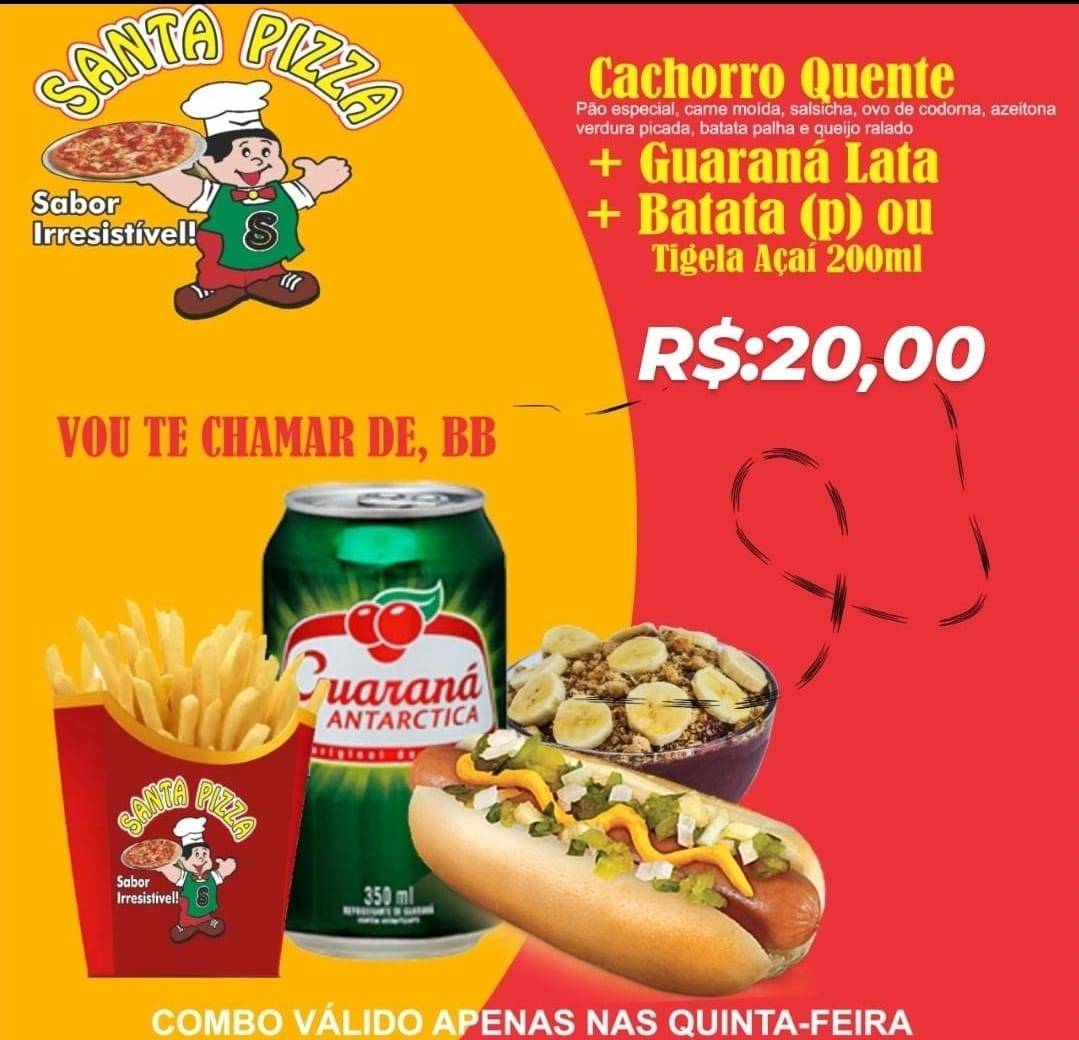 Santa Pizza Delivery cardápio