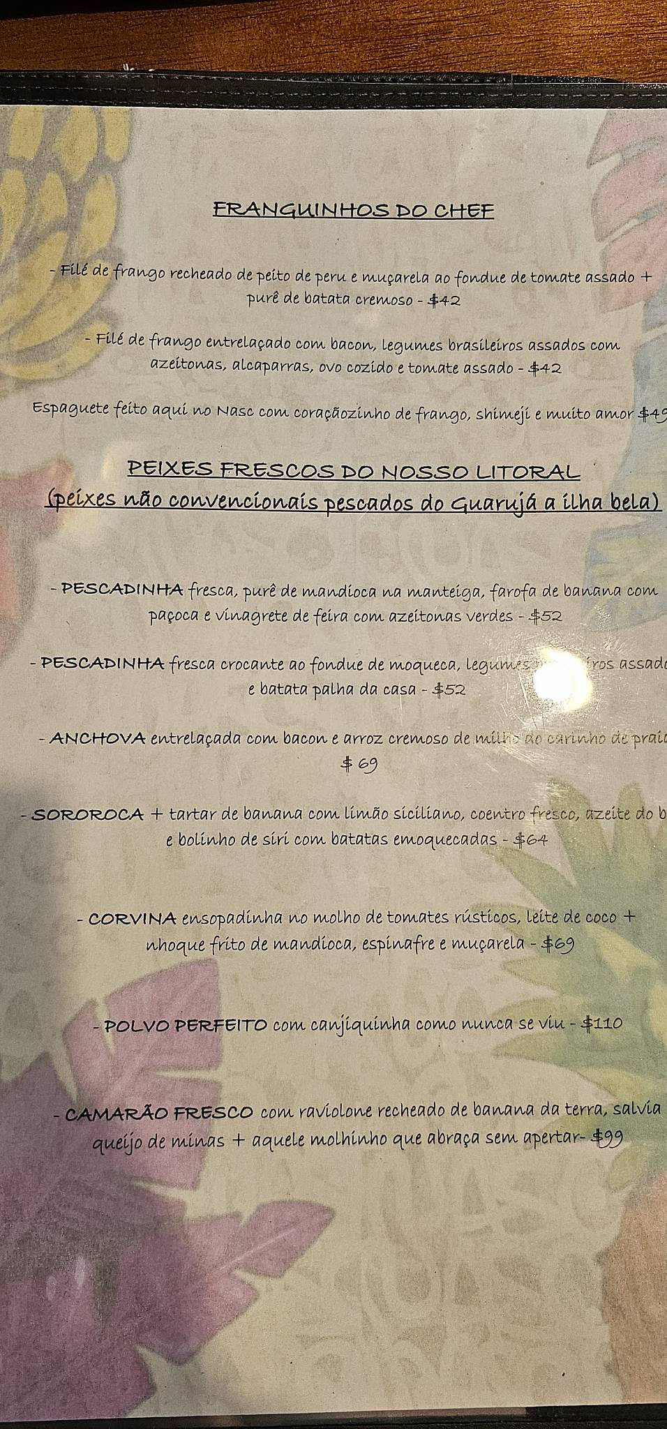 Nasc - Bar & Restaurante cardápio