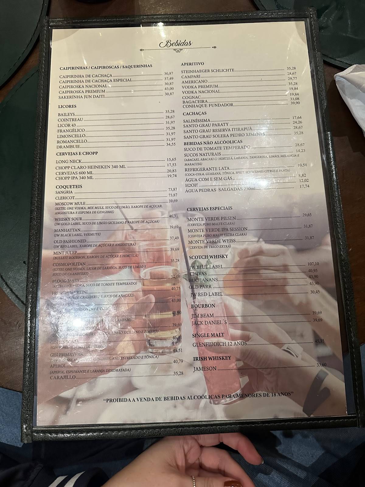 Monte Verde Cantina e Pizzaria Jardins cardápio