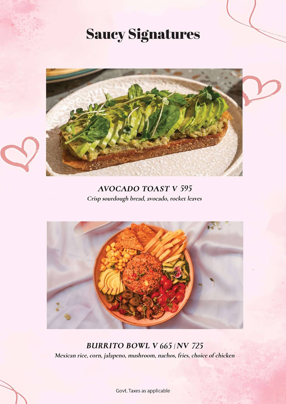 Saucy Cocktail Garden – Restaurant in Rajouri Garden Party Place in Rajouri Garden Bar in Rajouri Garden menu