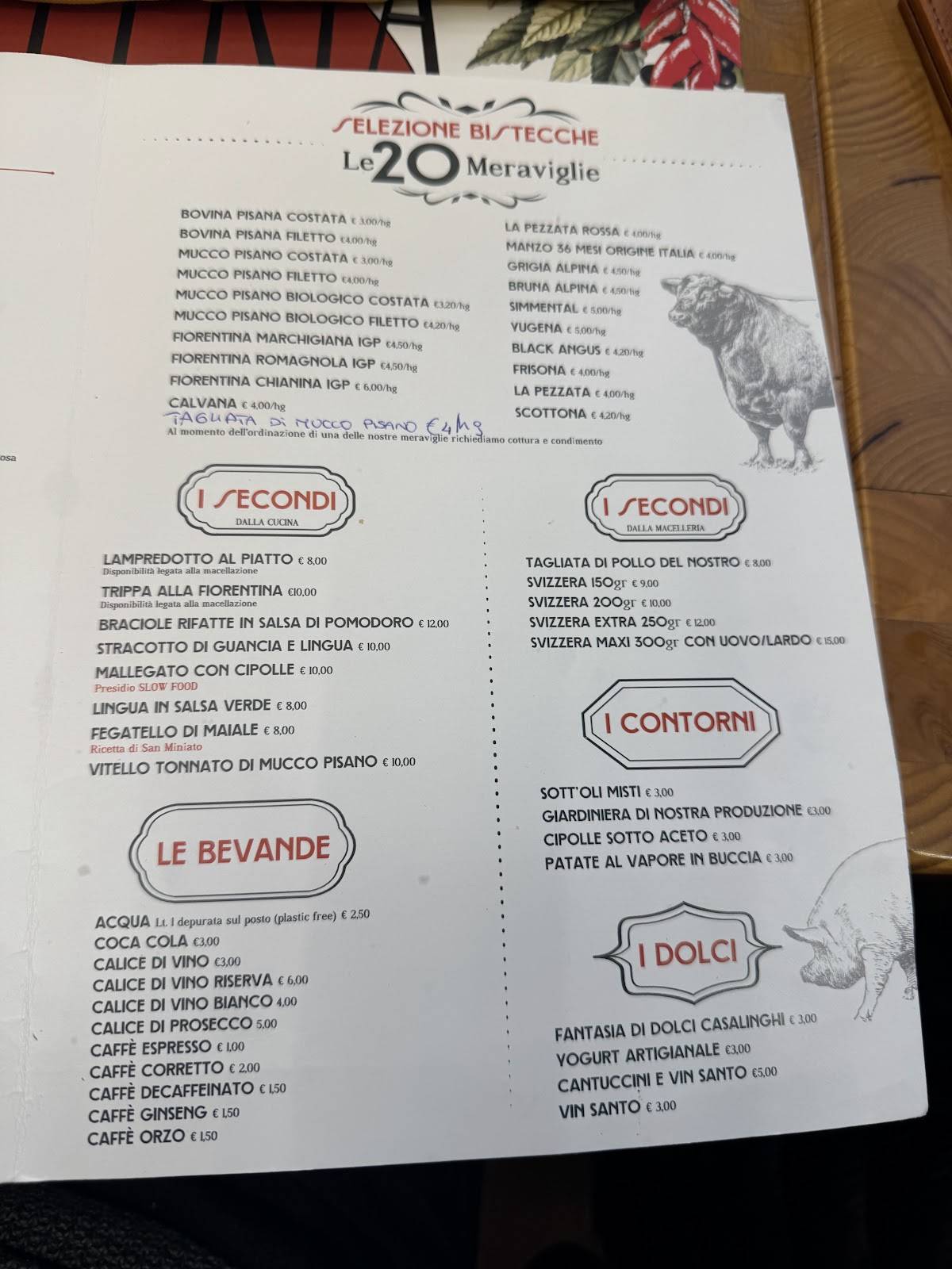 Menu di Scalco Enomacelleria 