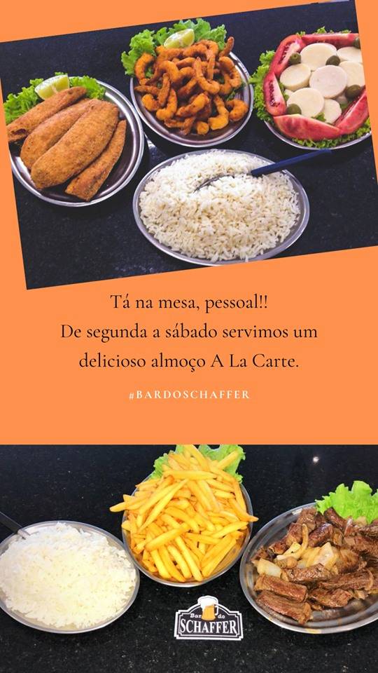 Bar do Schaffer cardápio