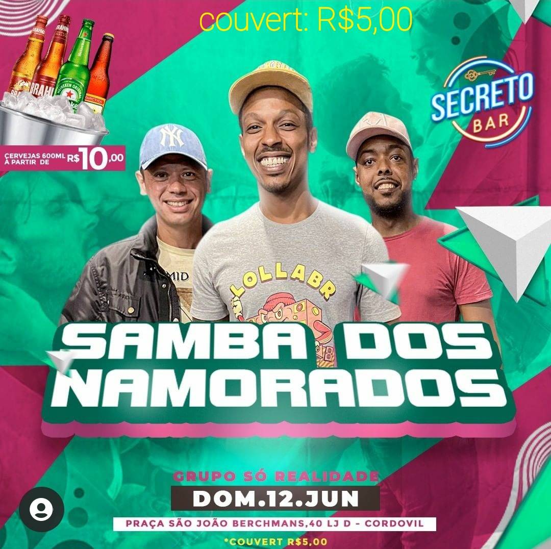 Secreto bar cardápio