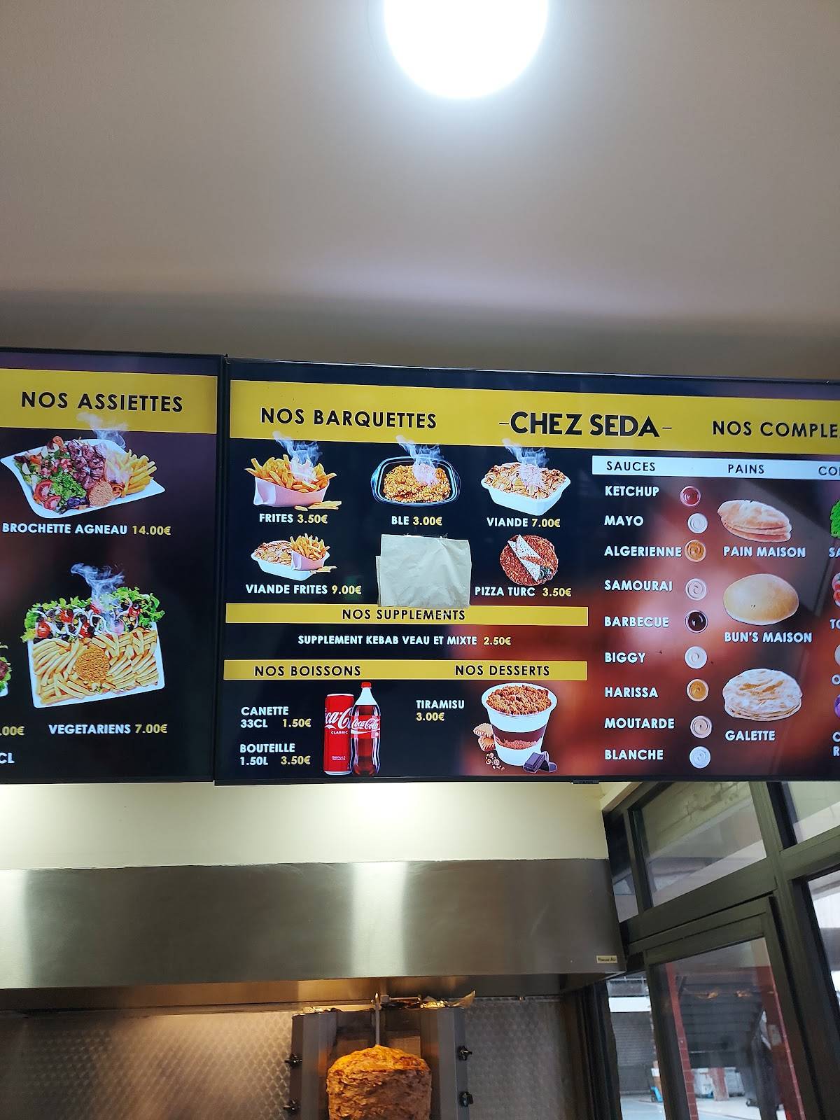 Menu de Seda